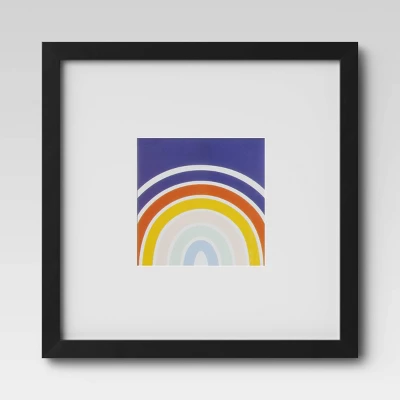 Set Of 9 Gallery Frame Set 10" X 10" Matted To 5" X 5" Black - Room Essentials⢠- Image 5