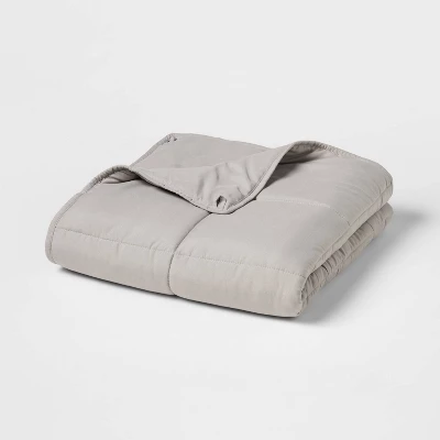 50"x70" 12lbs Weighted Blanket Gray - Room Essentials⢠- Image 2