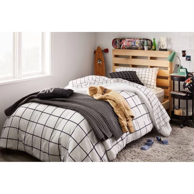 Reversible Microfiber Grid Comforter - Room Essentials⢠- Image 6