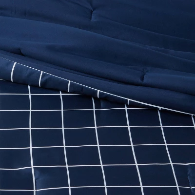 Reversible Microfiber Grid Comforter - Room Essentials⢠- Image 4