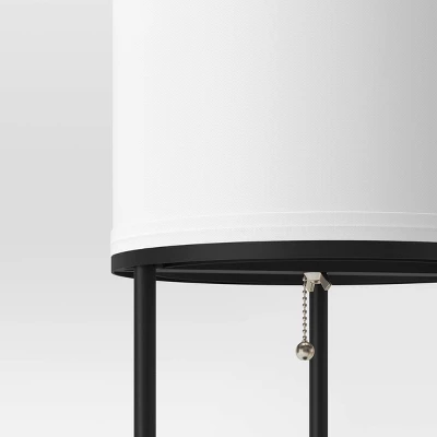 Shelf Floor Lamp Black (Includes LED Light Bulb) - Room Essentials⢠- Image 4