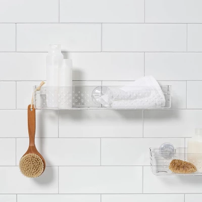 Suction Long Basket Clear - Room Essentialsā¢