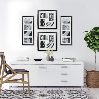 Thin Collage Frame Holds Four 4" X 6" Photos Black - Room Essentials⢠- Image 3