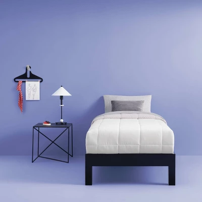 Reversible Microfiber Solid Comforter - Room Essentials⢠- Image 7