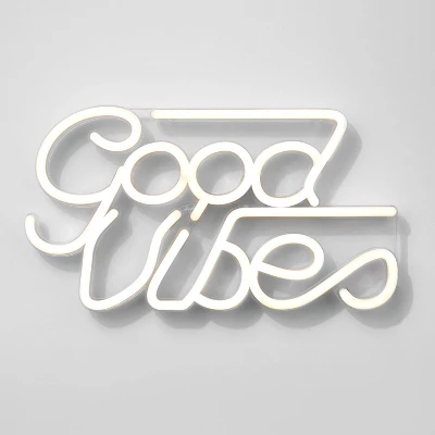 Neon Wall Sign White - Room Essentialsā¢