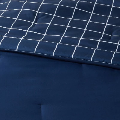 Reversible Microfiber Grid Comforter - Room Essentials⢠- Image 5