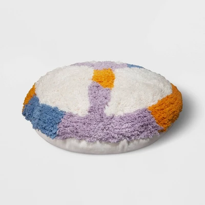 Peace Sign Printed Plush Round Throw Pillow - Room Essentials⢠- Image 2