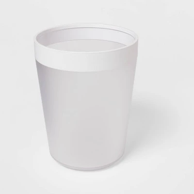 Wastebasket Frosted - Room Essentials⢠- Image 2