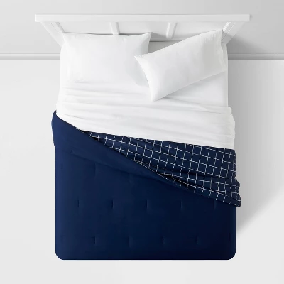 Reversible Microfiber Grid Comforter - Room Essentials⢠- Image 3